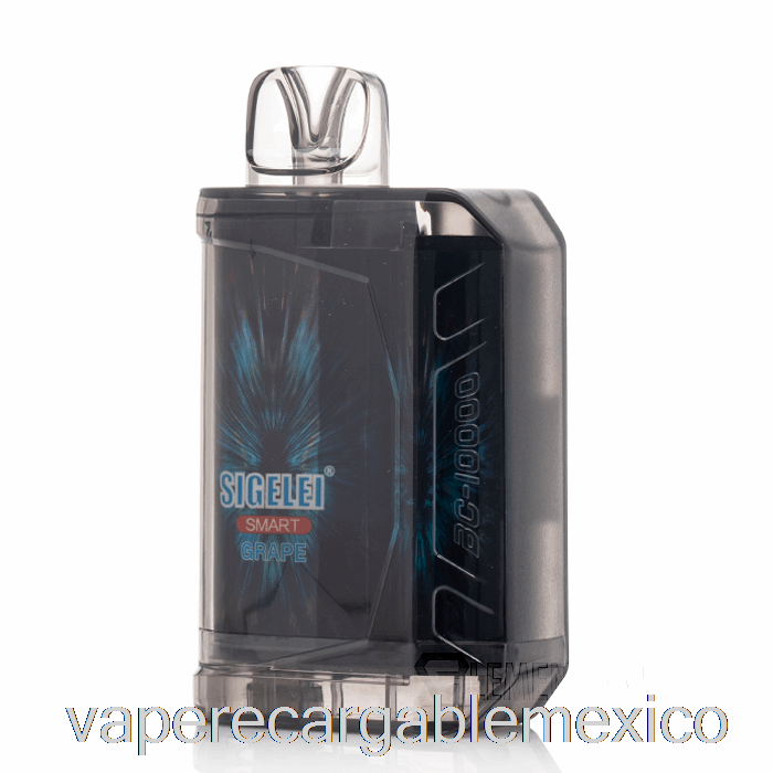 Vape Recargable Sigelei Smart Ac10000 0% Cero Nicotina Uva Desechable